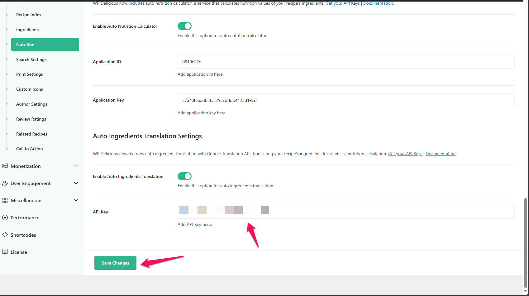 How to calculate nutritional values automatically? - WP Delicious